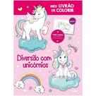 Livro infantil colorir unicornios livro tapete - CIRANDA