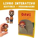 Livro Infantil Interativo Bíblico em Tecido ~ Davi e o Gigante Golias