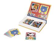 Livro Infantil Magnetico Misture e Combine Animais 80 pc Janod