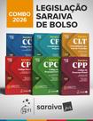 Livro - kit Legislação Saraiva de Bolso 2026