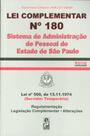 Livro - Lei complementar Nº 180/1978 Livro - Lei complementar Nº 180/1978