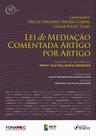Livro - Lei de mediação comentada artigo por artigo - 1ª edição -2018