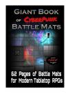Livro Like Giant Book of Cyberpunk Battle Mats para RPG