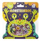 Livro - Livro com Adesivos Fofinhos: Monstrinhos