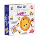 Livro - Livro das combinações animais com peças de madeira