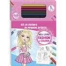 Livro - Livro de Pintura do Pequeno Artista: Fashion