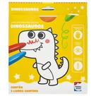 Livro - Livro-sanfona Para Colorir: Dinossauros