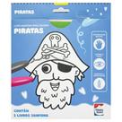 Livro - Livro-sanfona Para Colorir: Piratas