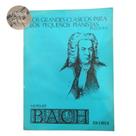 Livro los grandes clasicos para los pequeños pianistas mi primier bach pozzoli azul (estoque antigo)