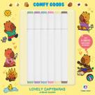 Livro - Lovely Capybaras - para colorir