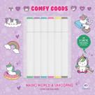 Livro - Magic World and Unicorns - Com 6 canetinhas