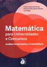 Livro - Matemática para Universidades e Concursos Análise Combinatória e Probabilidade Livro - Matemática para Universidades e Concursos Análise Combinatória e Probabilidade