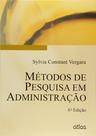 Livro - Métodos De Pesquisa Em Administração