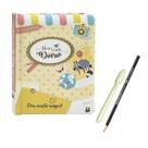 Livro Meu Lindo Diário Amarelo com Caneta Mágica +Lápis