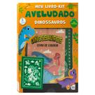 Livro - Meu Livro Aveludado: Dinossauros