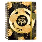 Livro - Meu plano perfeito, planner sem data com capa dura e espiral duplo, capa Verde | Planner 2026