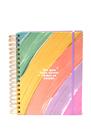 Livro - Meu plano perfeito, planner sem data com capa dura, espiral duplo, capa Pastel | Planner 2026