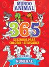 Livro - Mundo animal - Tapete 365 Desenhos para Colorir + atividades