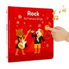 Livro musical Cali's Books Rock Sound para crianças de 1 a 3 com 6 músicas