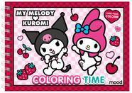Livro - My Melody e Kuromi - Coloring time - Livro de colorir