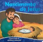 Livro nascimento de jesus c/ 6 quebra-cabeças - capa dura Livro nascimento de jesus c/ 6 quebra-cabeças - capa dura