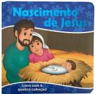 Livro nascimento de jesus c/ 6 quebra-cabeças - capa dura