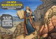 Livro - Os 10 Mandamentos - Prancheta para colorir Supersérie
