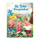 Livro - OS TRÊS PORQUINHOS:LIVRO COM QUEBRA CABEÇA Livro - OS TRÊS PORQUINHOS:LIVRO COM QUEBRA CABEÇA