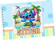 Livro P/ Colorir C/50 Páginas de Desenhos Relaxa STITCH AZ