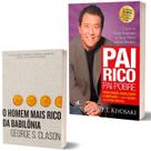 Livro Pai Rico Pai Pobre - Robert Kiyosaki + O Homem Mais Rico da Babilônia - George S Clason