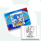 Livro Para Colorir Bobbie Sonic Capa Dura Compartilhar Emoldurar Encadernado Bob God Original