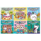 Livro para Colorir Coloring Book For Adults Bold Easy 6 Unidades - Cute & Comfy