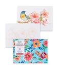 Livro para colorir em aquarela Grabie A5 21x15cm 15 folhas florais