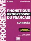Livro - Phonetique Progressive Du Francais - Niveau Intermediaire - Corriges - 2Eme Ed - CLE INTERNATIONAL - PARIS
