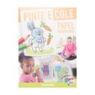 Livro - Pinte e Cole: Alaranjado Livro - Pinte e Cole: Alaranjado