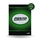 Livro Ponto Diário 1/4 160 fls Capa Dura São Domingos para Controle de Horário de Funcionários Empregadas Domésticas