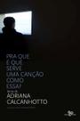 Livro - Pra que é que serve uma canção como essa?