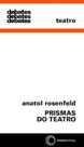 Livro - Prismas do teatro