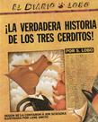 Livro Puffin Books A verdadeira história dos três porquinhos