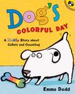 Livro Puffin Books Dog's Colorful Day: Uma história bagunçada