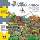 Livro + Quebra-Cabeça - Dinossauros e Animais Pré-Históricos Sortido