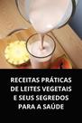Livro receitas práticas de leites vegetais e seus segredos para a saúde