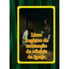 Livro registro de oficias da igreja - brochura