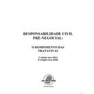 Livro - Responsabilidade Civil Pré-Negocial: O Rompimento das Tratativas