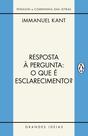 Livro - Resposta à pergunta: O que é esclarecimento?