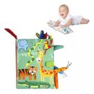 Livro Sensorial Animais Brinquedo Montessori Bebê Livro Sensorial Animais Brinquedo Montessori Bebê