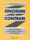 Livro - Sinonimi E Contrari - Mini-Dizionario Della Lingua Italiana Per Stranieri - GUERRA EDIZIONI