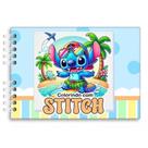 Livro Stich para Colorir Com 48 Páginas Envio Rapido Caderno de Desenho e Pinturas Com Capa Dura