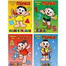 Livro Turma da Môncia Cartilha Ensino Fundamental Alfabeto Números Cores e Formas Autor Mauricio de Sousa Livro Turma da Môncia Cartilha Ensino Fundamental Alfabeto Números Cores e Formas Autor Mauricio de Sousa