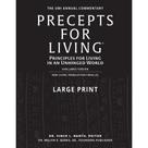 Livro UMI Preceits for Living Commentary 2024-2025 em letras grandes